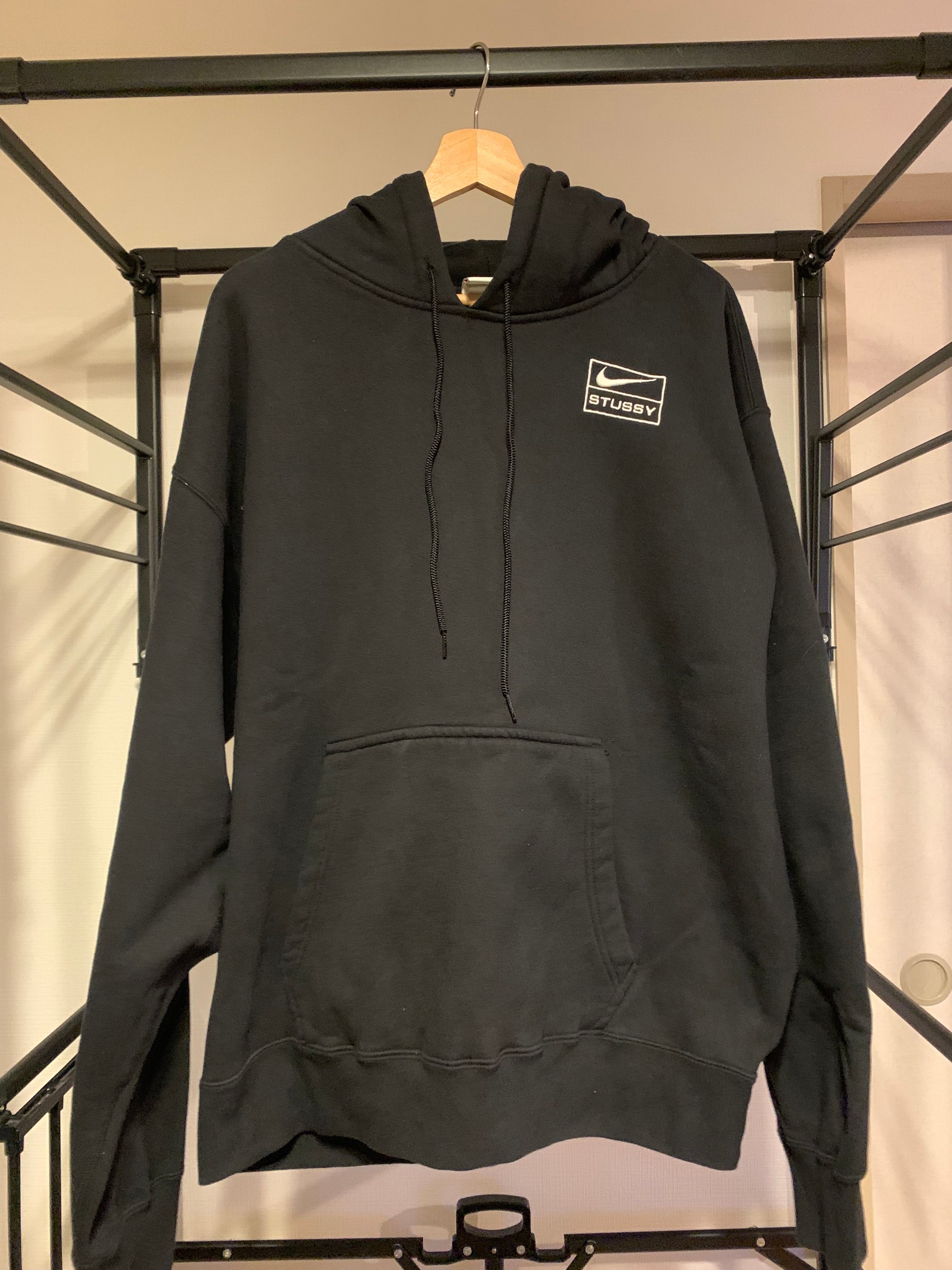 Stussy × Nike NRG Washed Hoodie (US Size) "Black" DN4028-010