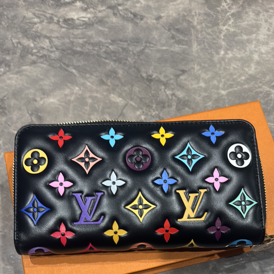 Louis Vuitton x Takashi Murakami Zippy Wallet Japan Exclusive Monogram "Multicolor"