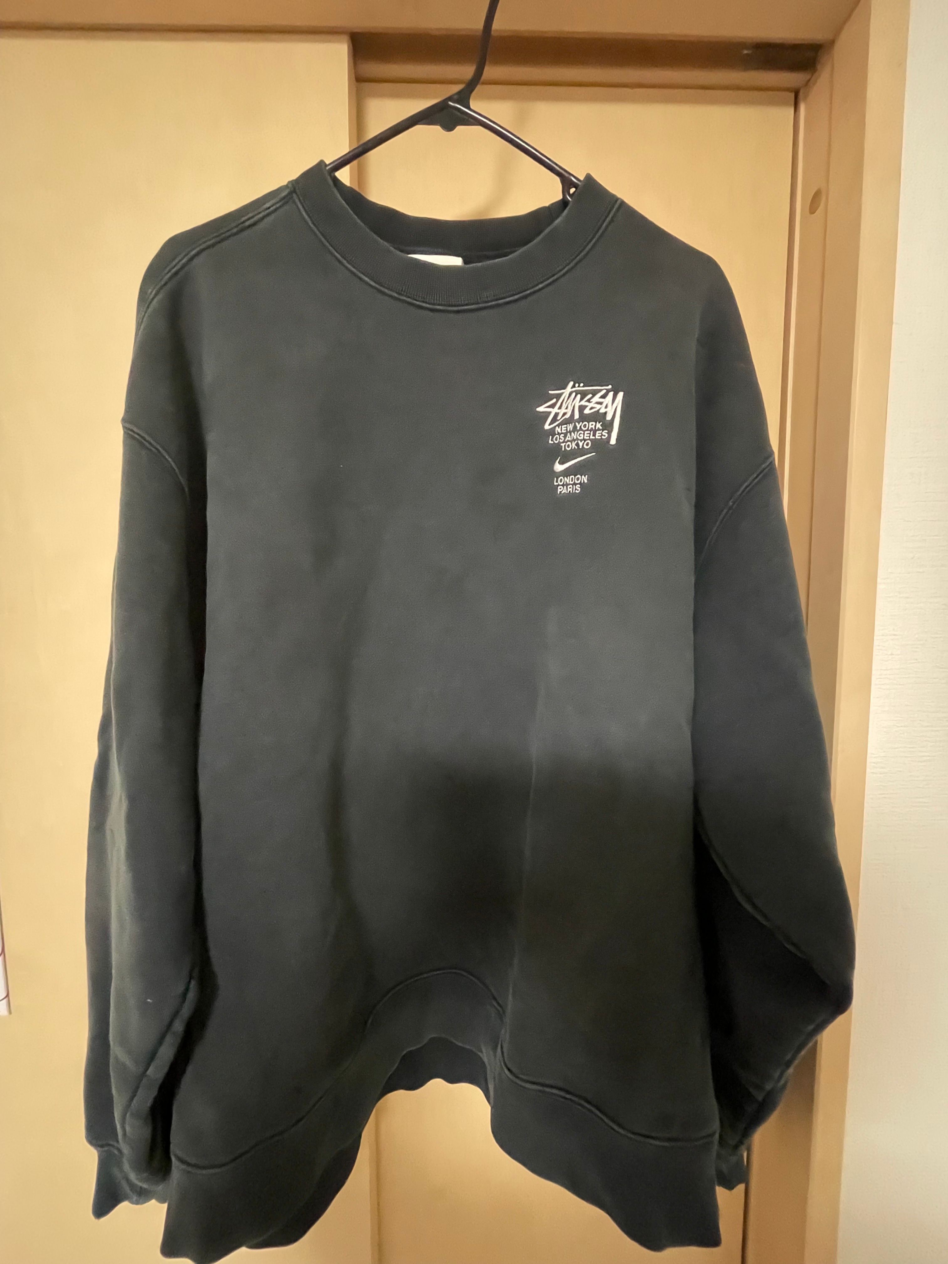 Nike x Stussy International Crewneck Sweatshirt (US Size) "Black" DC4198-010