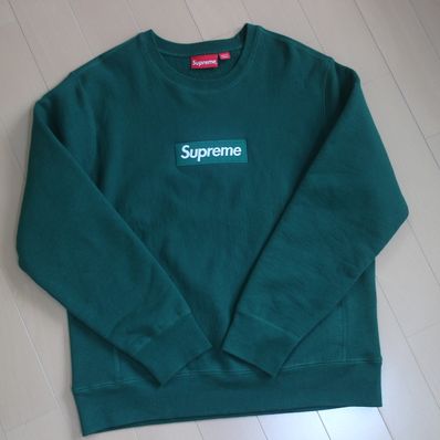 Supreme Box Logo Crewneck Sweatshirt "Green" (18FW)