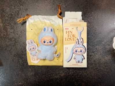 POP MART THE MONSTERS (LABUBU) Pin for Love Series-Vinyl Plush Pendant (A-M) D