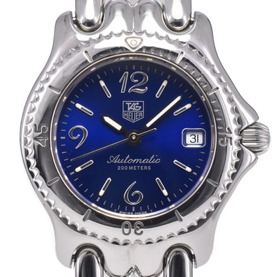 タグホイヤー TAG HEUER WG2311 S/el プロフェッショナル 200M ブルー 自動巻き レディース 良品 内箱付き 腕時計 M#147651