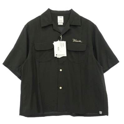 VISVIM ビズビム 26SS 0126305011002 KEESEY SHIRT S/S 半袖 オープンカラー シャツ チャコール系 2【美品】【中古】