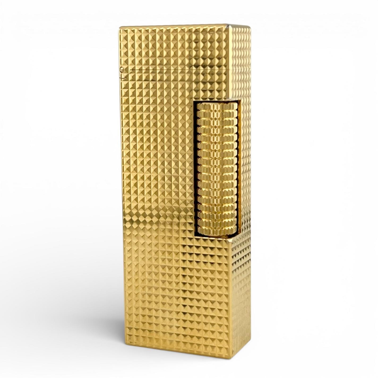 美品 ダンヒル ライター ゴールド メンズ