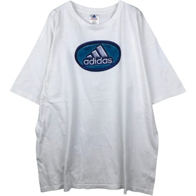 古着 90~00年代 アディダス adidas ロゴプリントTシャツ メンズXL相当/eaa638942