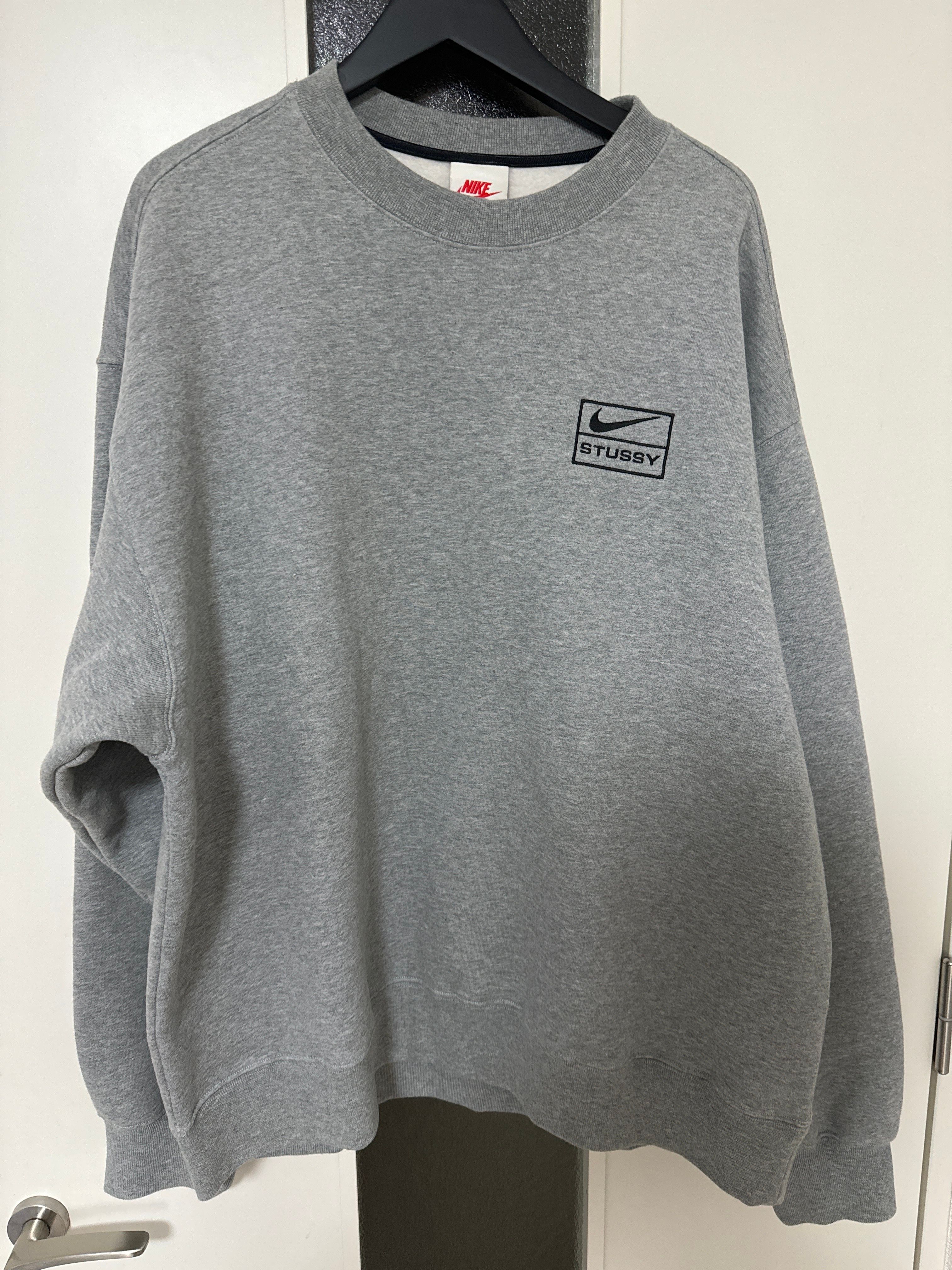 Nike x Stussy NRG BR Crew Fleece "Grey"