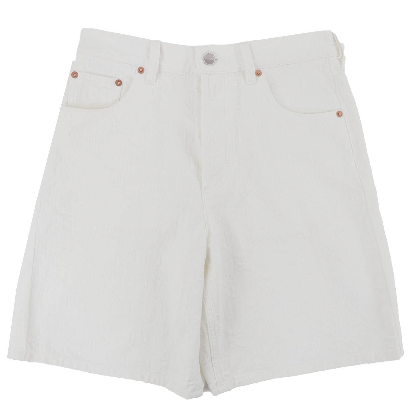 極美品 グッチ デニムパンツ ホワイト レディース 23 788737