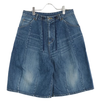 ニードルズ 【美品/25SS】BEAMS別注 QV1523 H.D. Buggy Shorts ヒザデル バギー デニム ハーフパンツ/ S