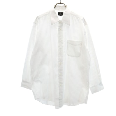 LANVIN LA COLLECTION ランバンコレクション 日本製 長袖 シャツ 41-80 ホワイト系