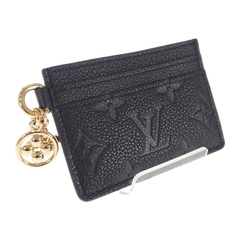 Louis Vuitton LV Charms Card Holder Monogram Empreinte Leather "Noir"