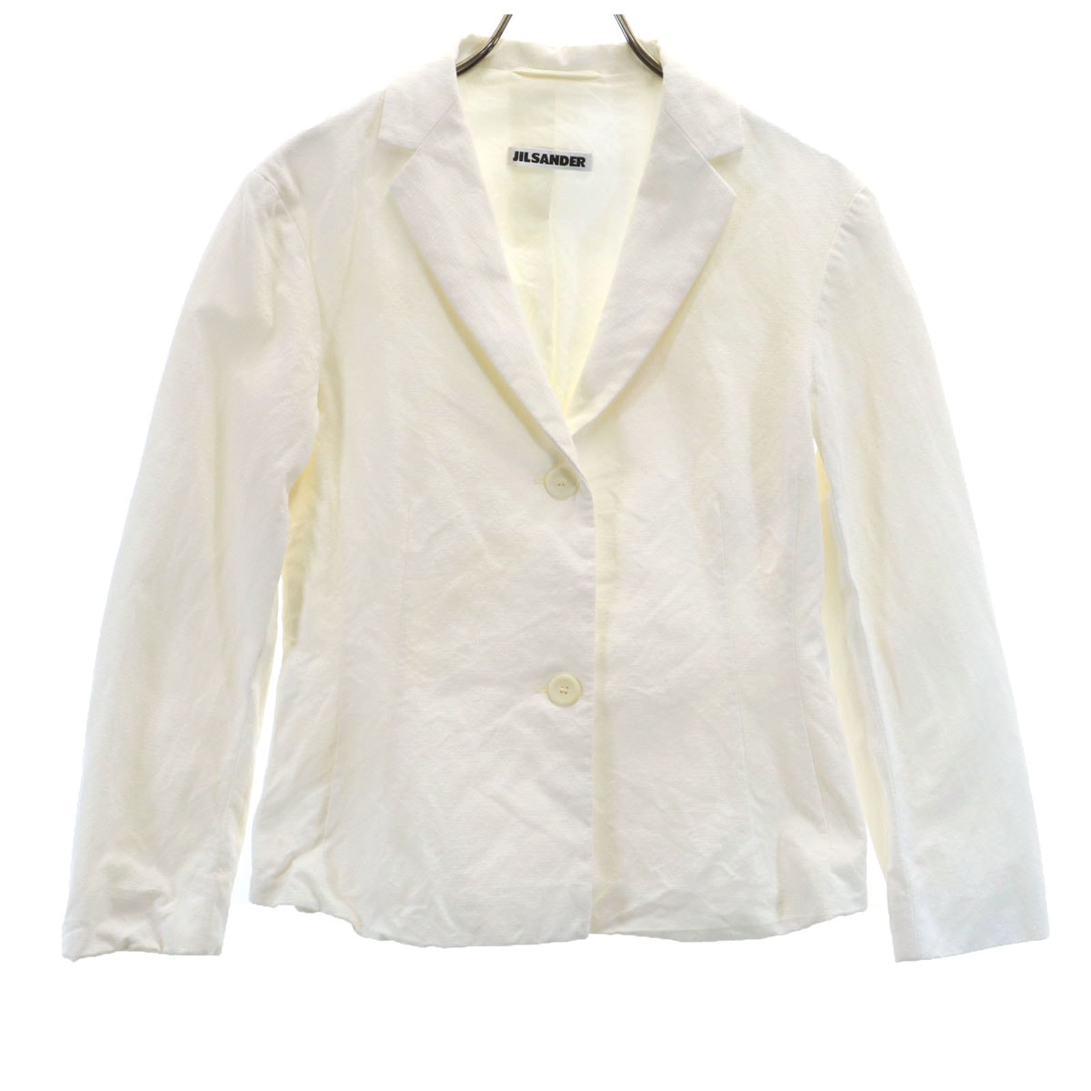 JIL SANDER ジルサンダー ドイツ製 テーラードジャケット 34 ホワイト