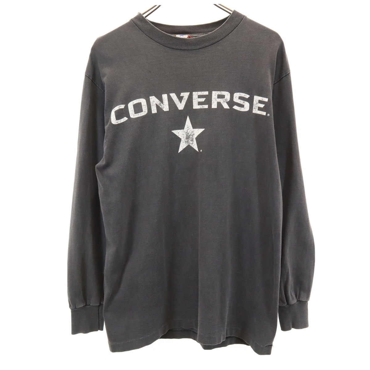 CONVERSE ALL STAR コンバースオールスター 長袖 Tシャツ M グレー ロンT