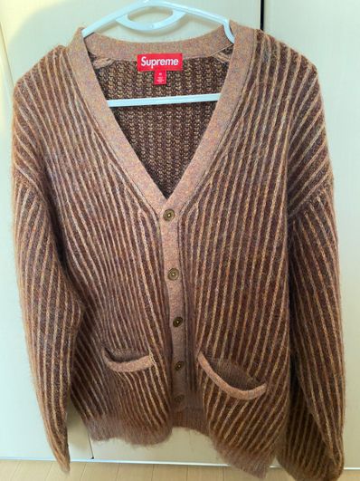 Supreme 2-Tone Mohair Cardigan Supreme 2-Tone Mohair Cardigan