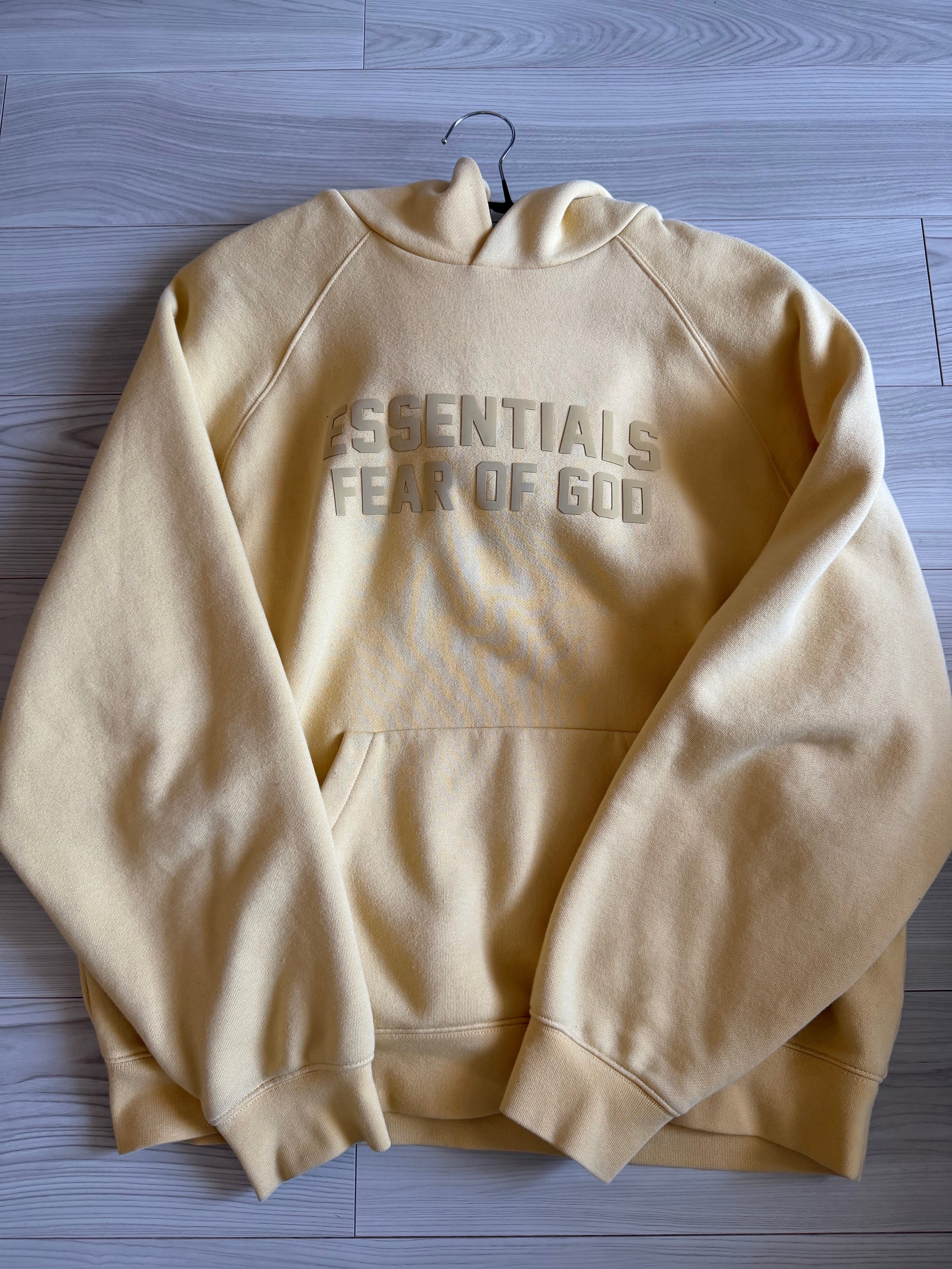 FEAR OF GOD ESSENTIALS Hoodie (Silicon Logo) "Light Tuscan"