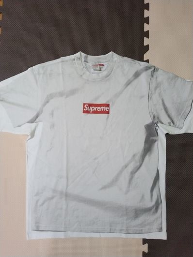 Supreme x MM6 Maison Margiela Box Logo Tee "White"