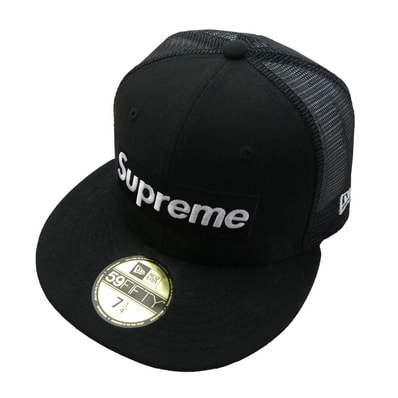 Supreme シュプリーム キャップ 24SS Box Logo Mesh Back New Era ボックスロゴ メッシュ キャップ ブラック系【中古】