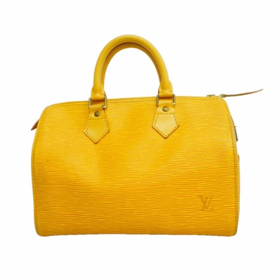 【6kd3823】ルイヴィトン ハンドバッグ エピ スピーディ25 M43019 ジョーヌ【中古】レディース