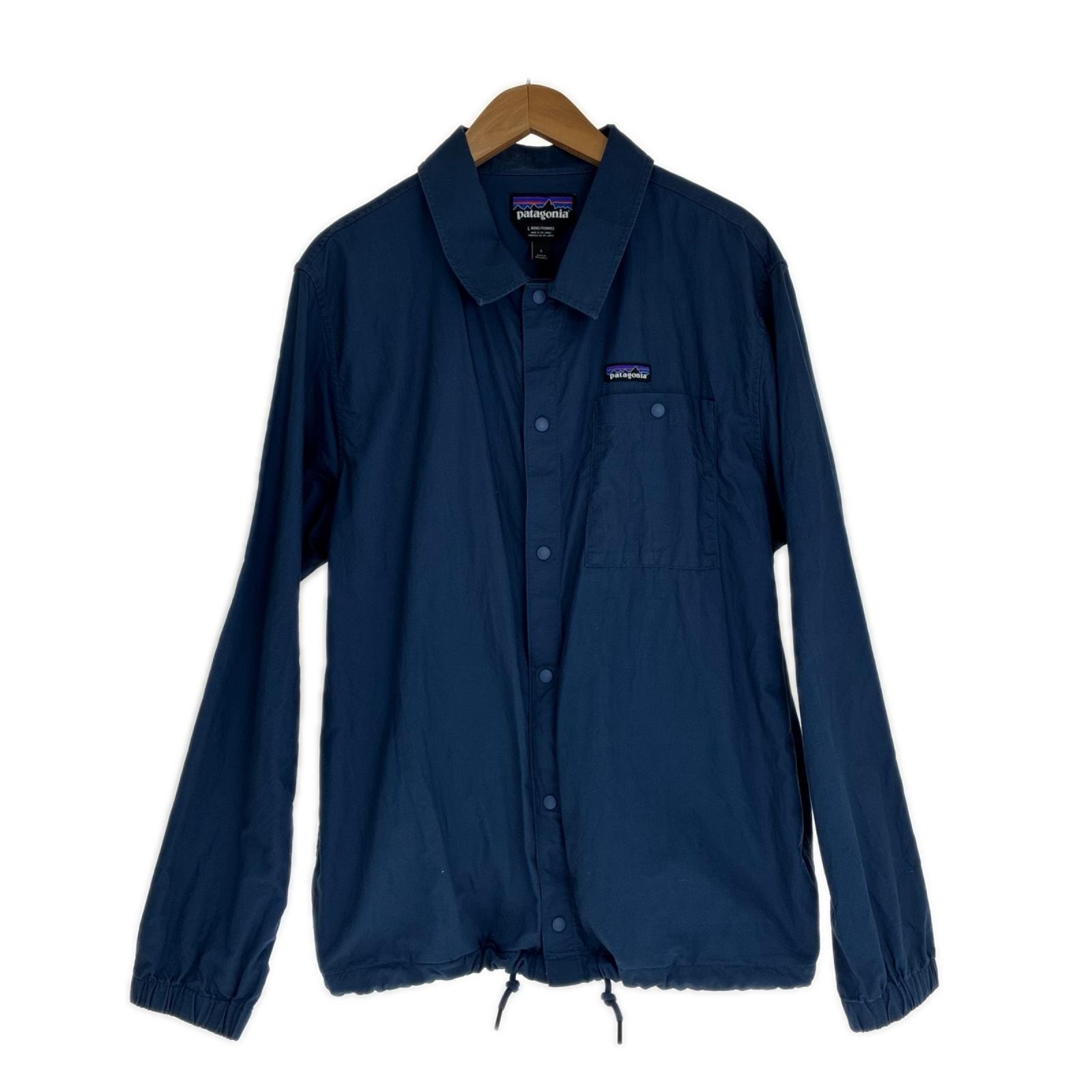 Patagonia パタゴニア ジャケット メンズ ライトウェイト オールウェア ヘンプ コーチズ ジャケット SIZE L STY25335 ネイビー