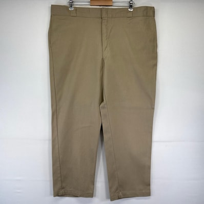 古着 ディッキーズ Dickies パンツ 874 チノパン ワーク FLEX 大きいサイズ ストレート W44×L30 ベージュ系 メンズ