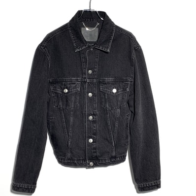 Balenciaga Gジャン クラッシュデニム Black