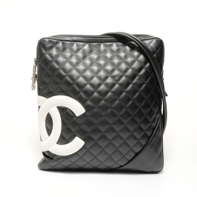 シャネル CHANEL 9番台 カンボンライン ココマーク ショルダーバッグ【中古】