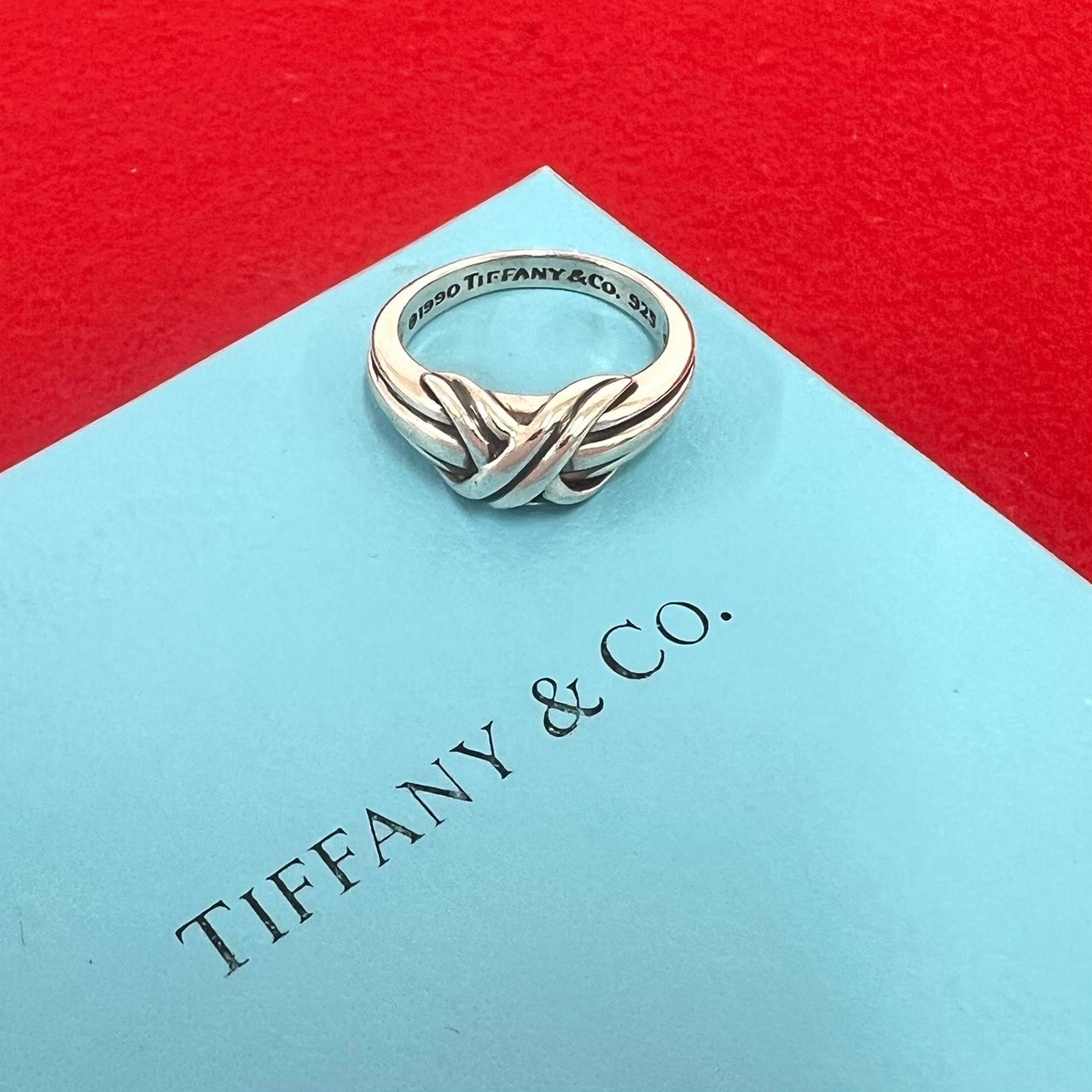 TIFFANY&Co. ティファニー シグネチャー リング シルバー925 リング・指輪 13号 シルバー
36866