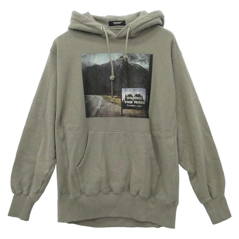 UNDERCOVER アンダーカバー 24AW UC2D4807-2 Twin Peaks グラフィック プリント プルオーバー スウェット パーカー フーディー グレー系 2【新古品】【未使用】【中古】