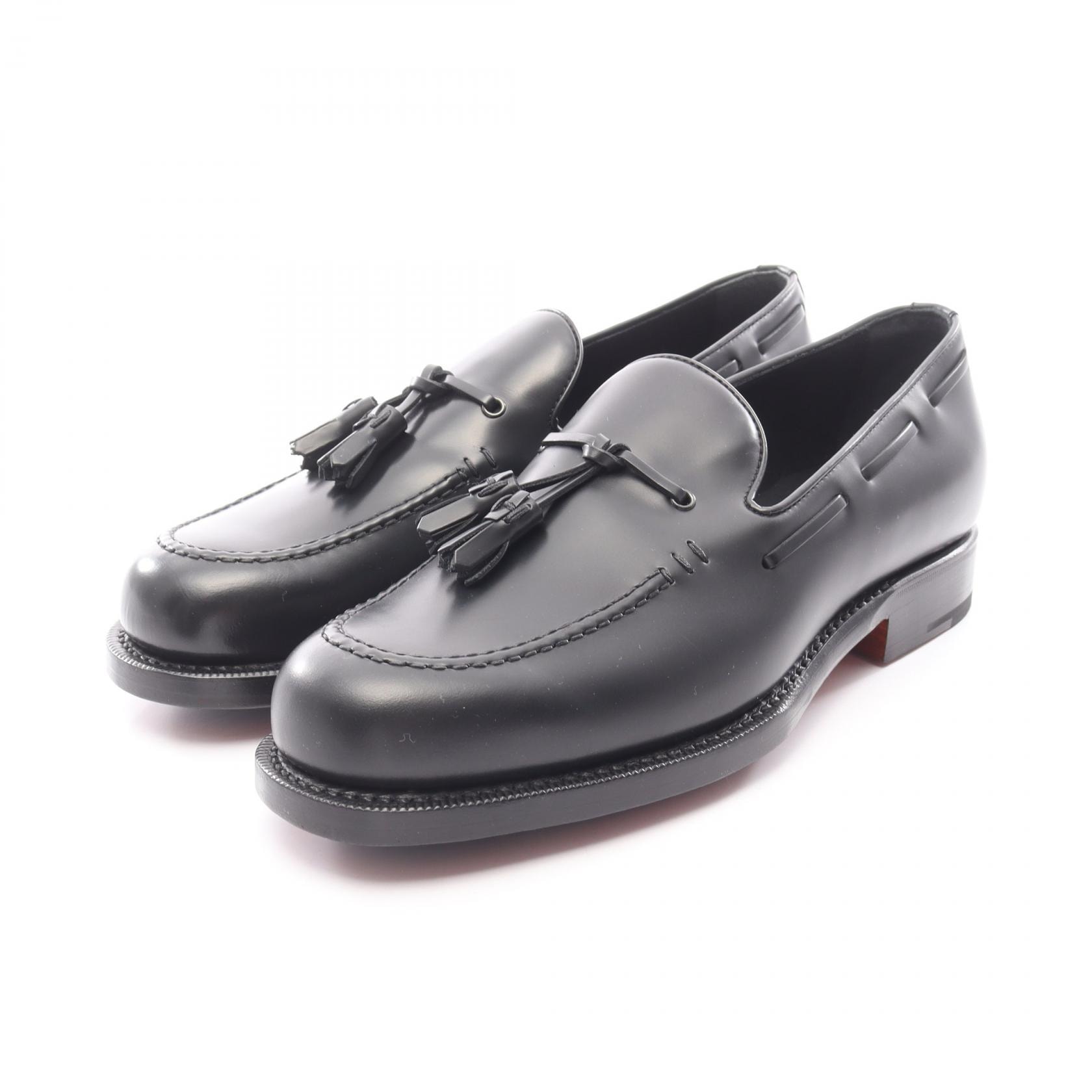 エルメス HERMES ローファー 靴 レザー メンズ ブラック系 【中古】