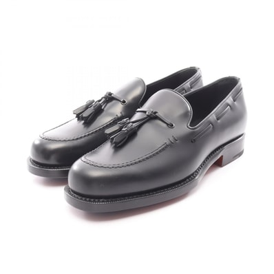 エルメス HERMES ローファー 靴 レザー メンズ ブラック系 【中古】