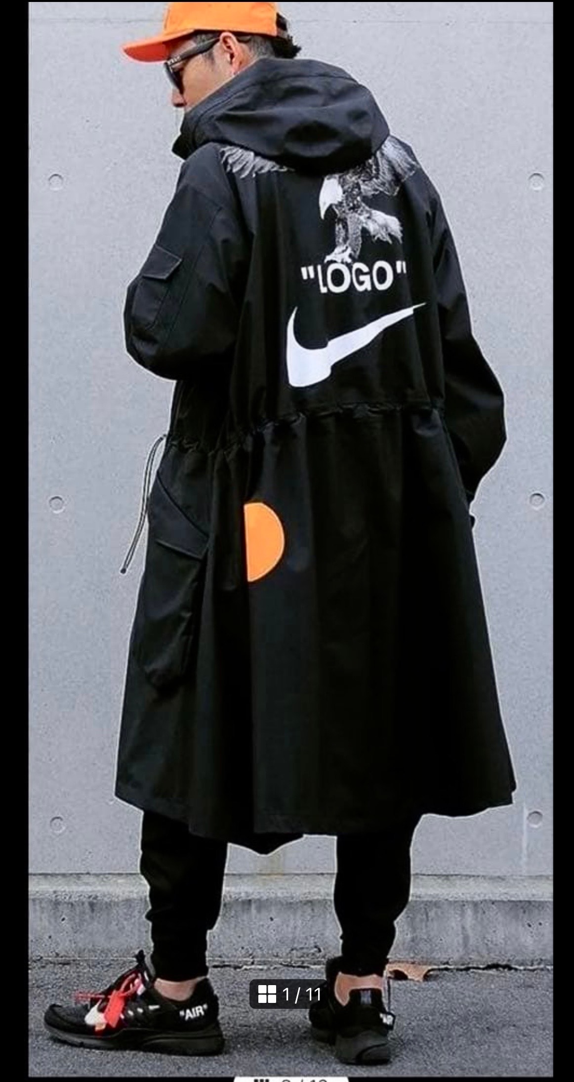 【美品】Nike x Off-White ナイロンジャケット Lサイズ