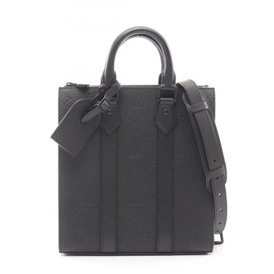 ルイ・ヴィトン LOUIS VUITTON サックプラ クロス トートバッグ バッグ レザー モノグラム・トリヨンレザー ノワール メンズ ブラック系 M21884 【中古】