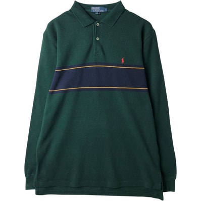古着 ラルフローレン Ralph Lauren POLO by Ralph Lauren 長袖 ポロシャツ メンズL相当/eaa616507