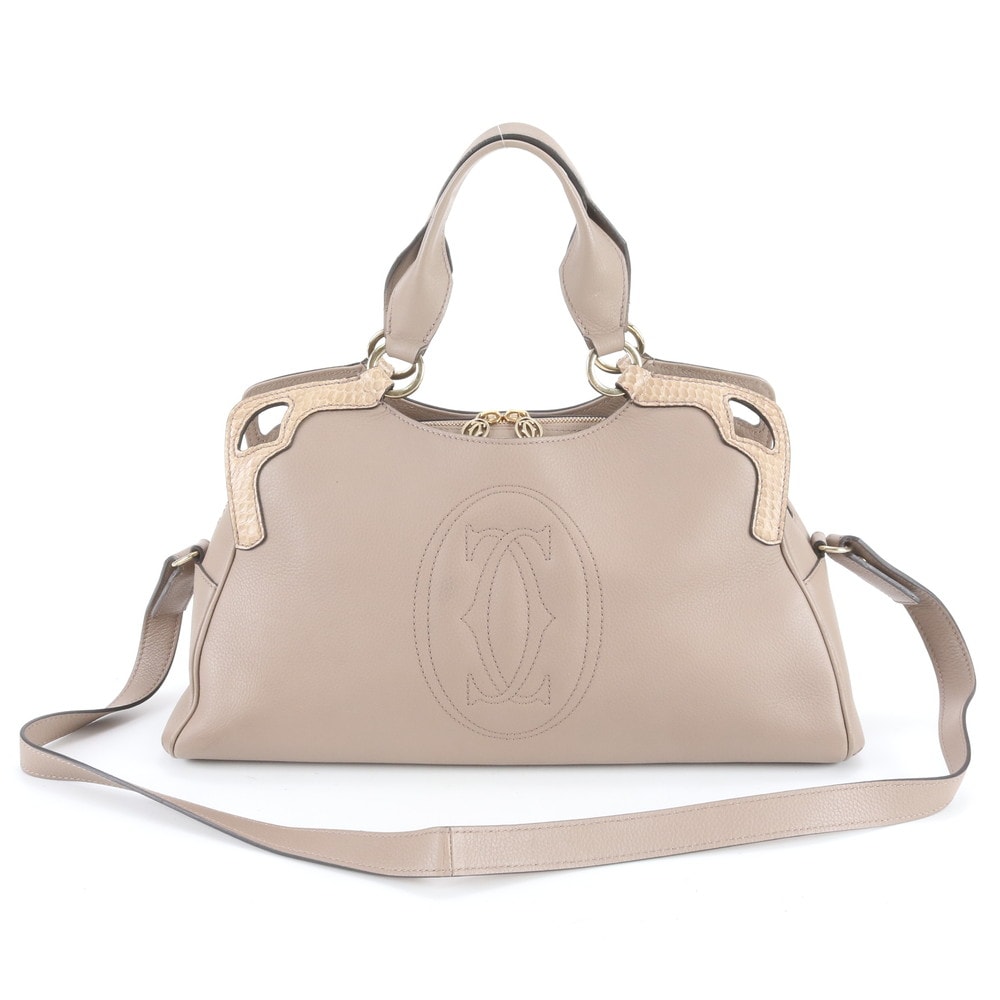 ■美品 カルティエマルチェロ ドゥ カルティエ ショルダーバッグ