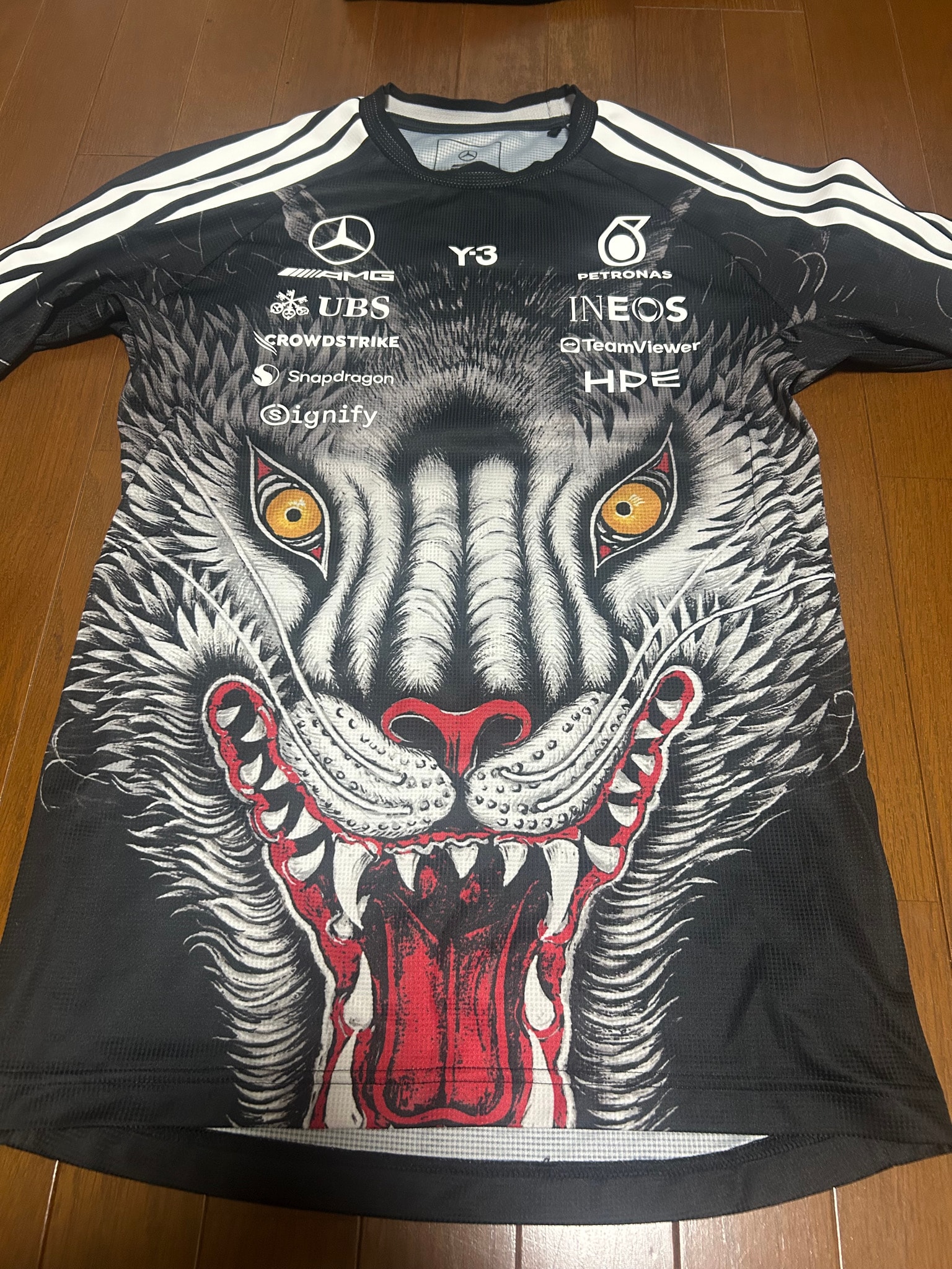 Y-3 x Mercedes AMG Petronas Formula 1 Team Driver Jersey Long Sleeve "Black"