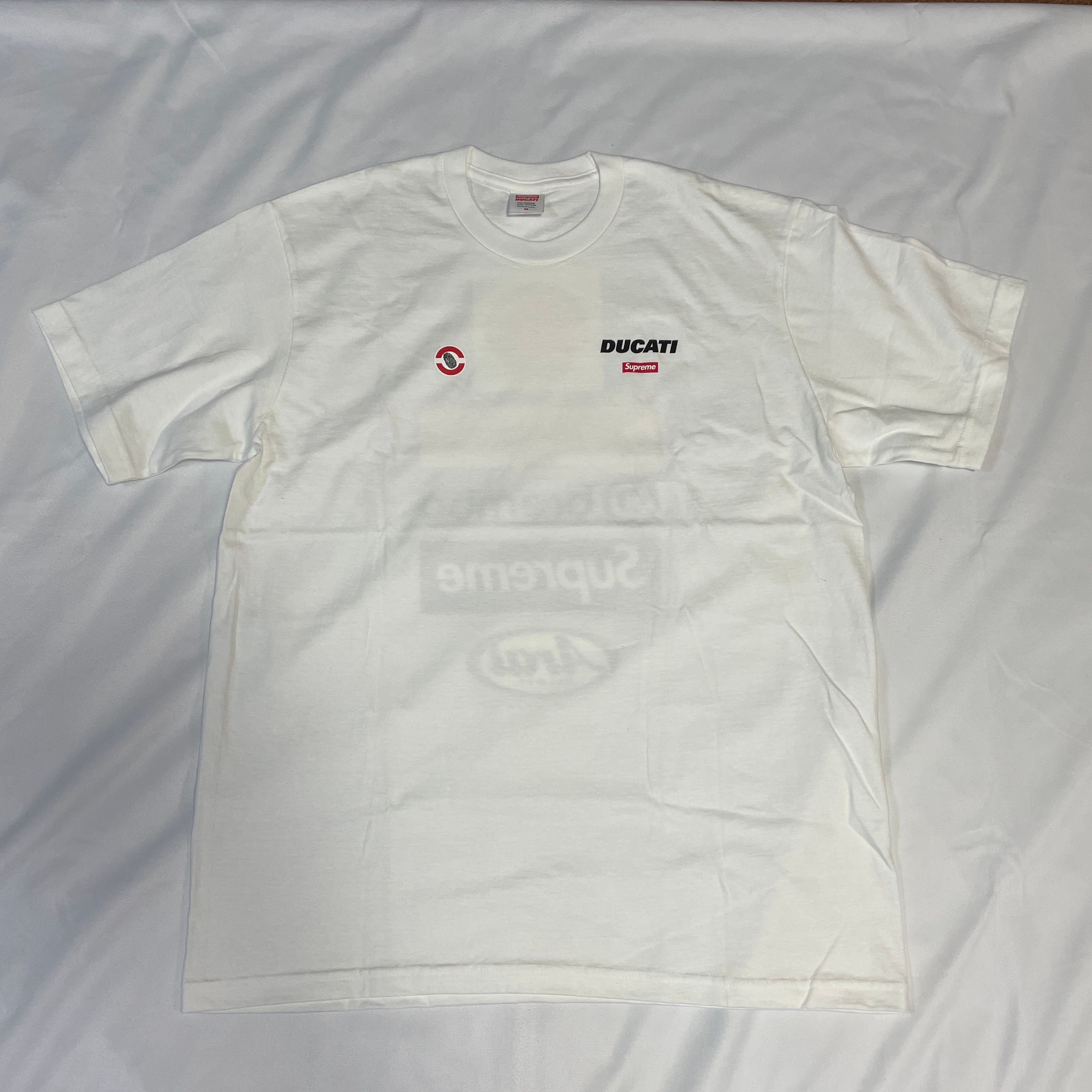 Supreme x Ducati Logos Tee "White"