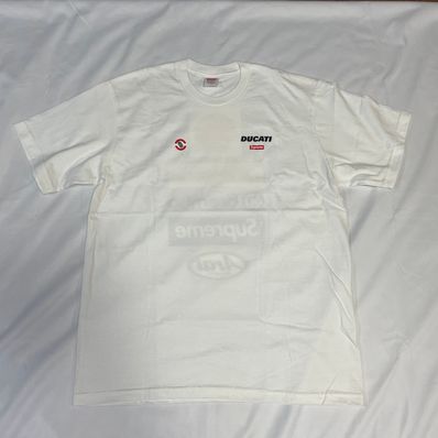 Supreme x Ducati Logos Tee "White"