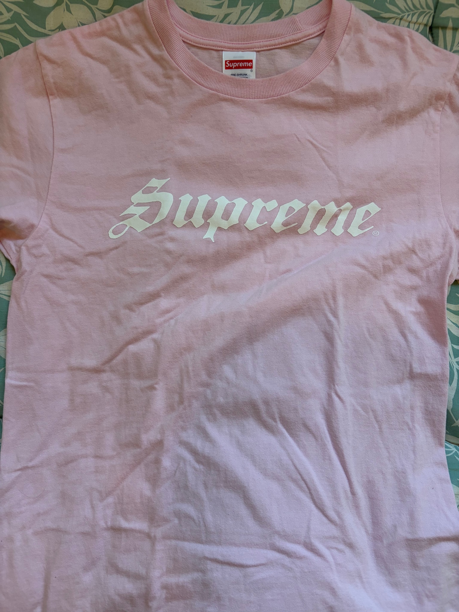 Supreme Speed Tee "Light Pink"