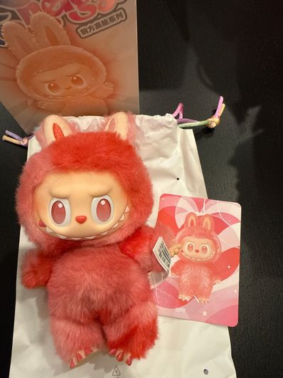 POP MART THE MONSTERS (LABUBU) Big into Energy Series Plush Pendant LOVE