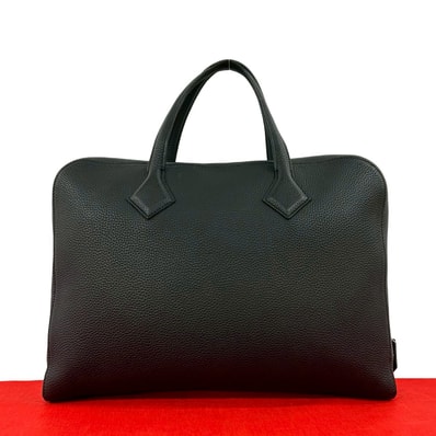 HERMES エルメス ヴィクトリアライト トゴ ビジネスバッグ ブラック
68129