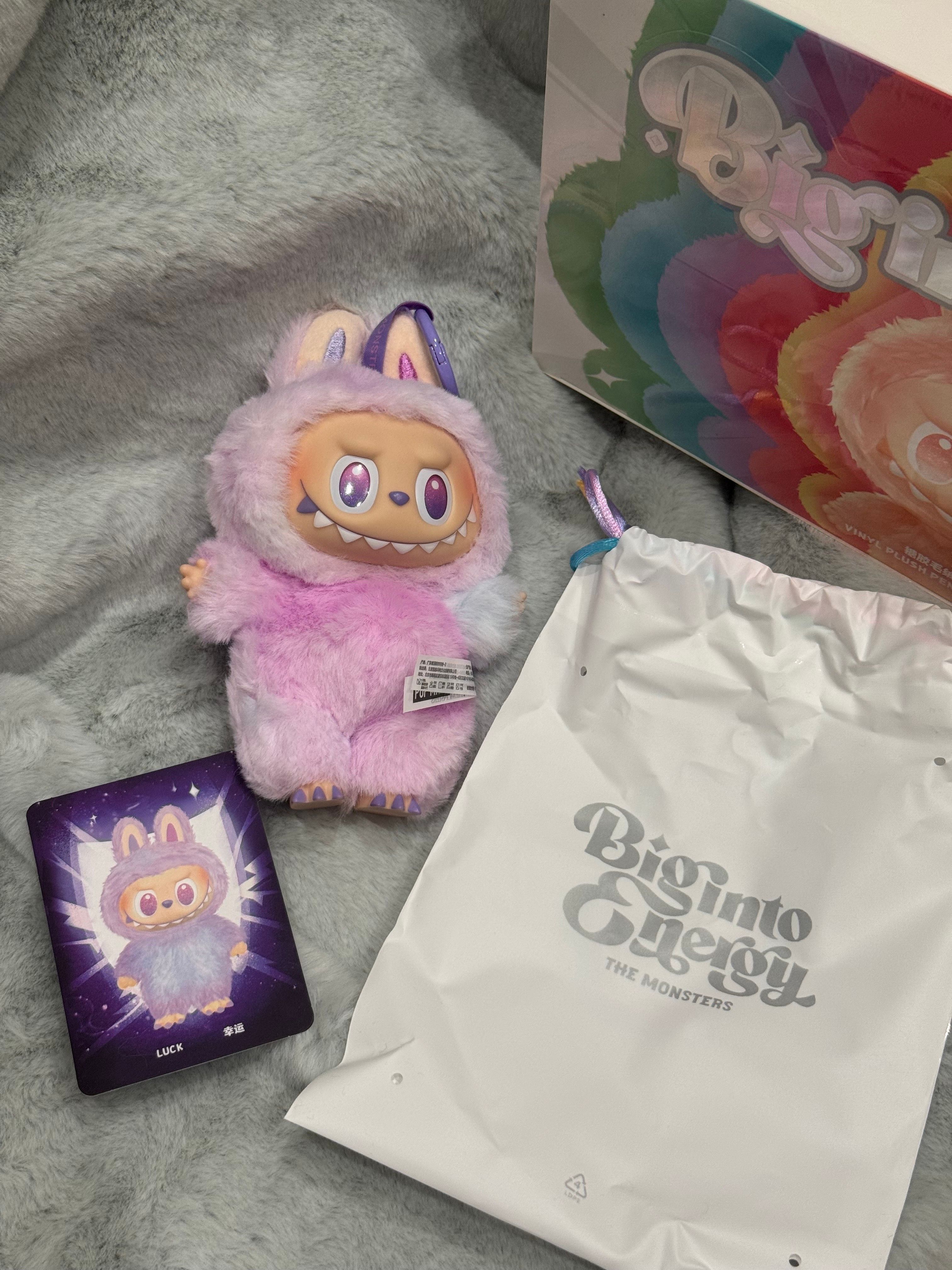 POP MART THE MONSTERS (LABUBU) Big into Energy Series Plush Pendant LUCK