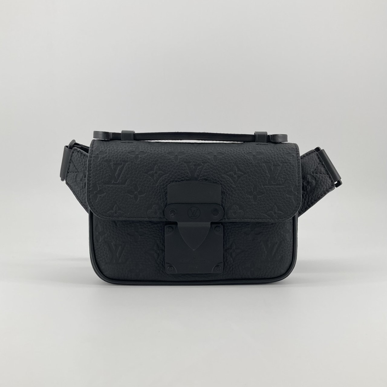 LOUIS VUITTON(ルイ・ヴィトン) Sロックスリング トリヨンレザー モノグラム M58487 ボディバッグ ブラック