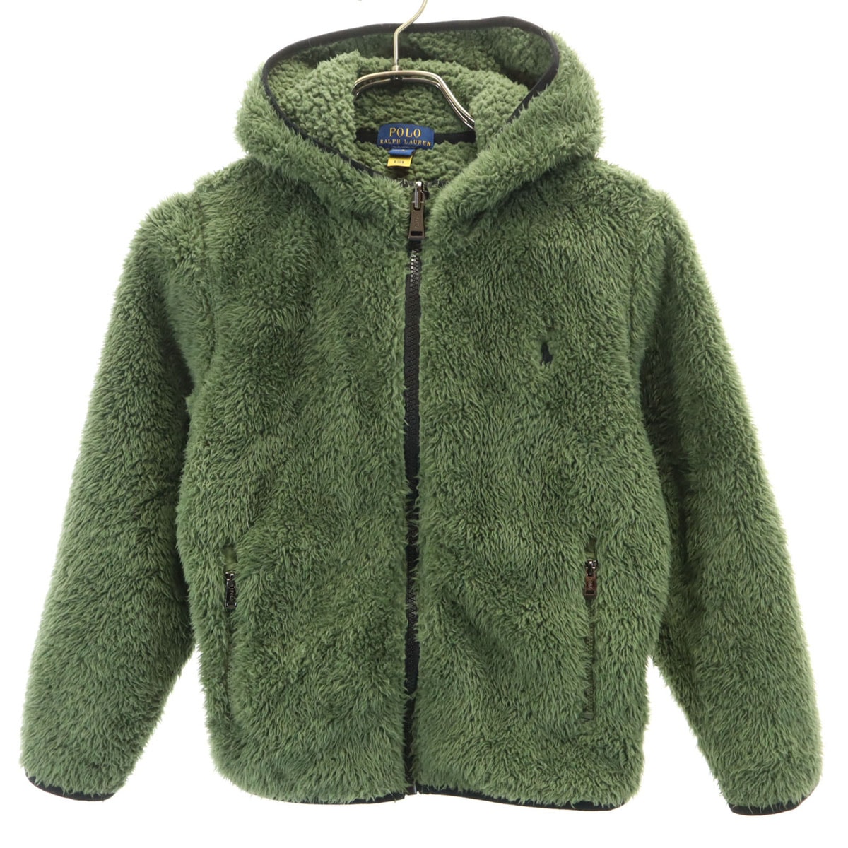 POLO RALPH LAUREN ポロラルフローレン ボアジャケット 7 カーキ