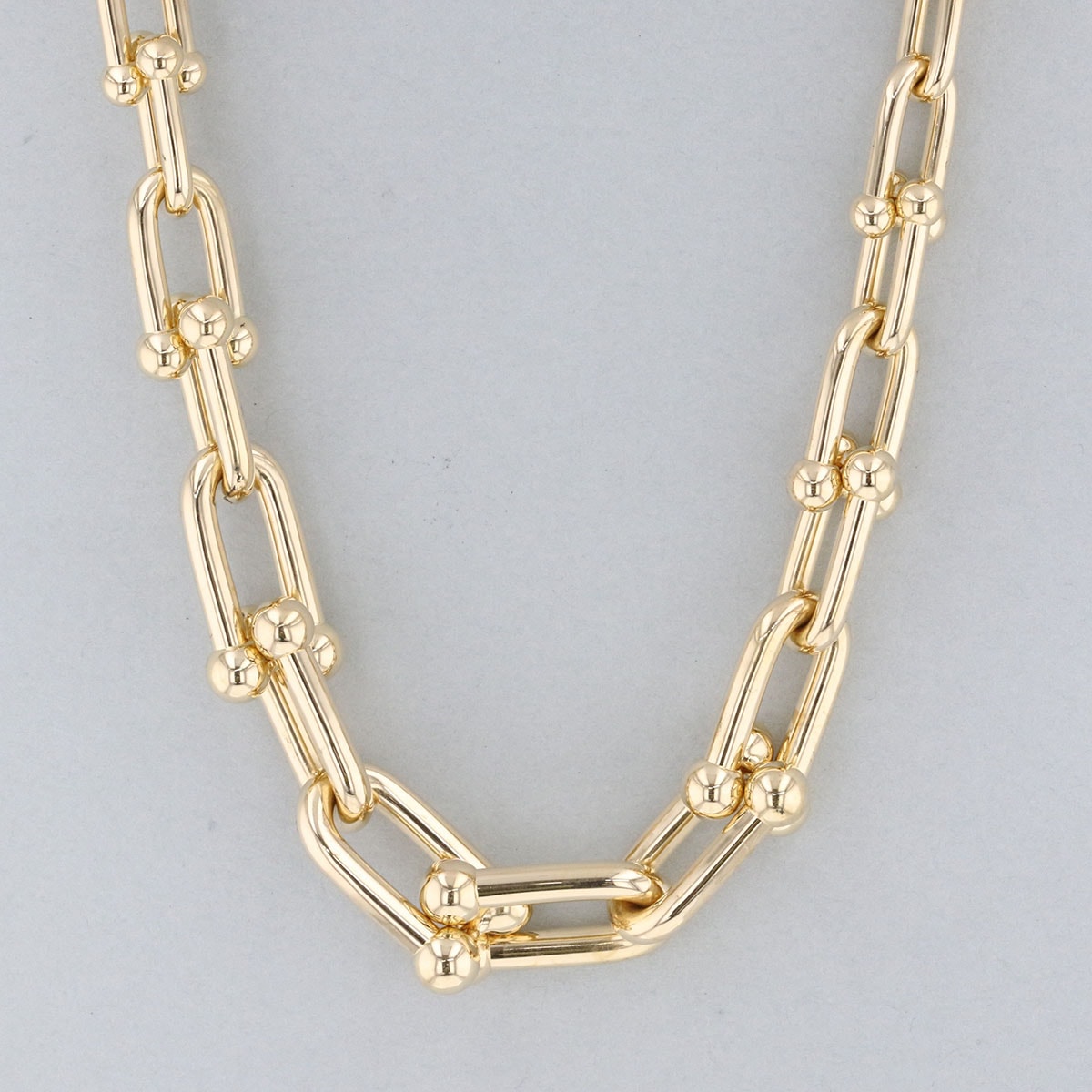 TIFFANY&Co. ティファニー グラジュエイテッド リンク ネックレス 750YG ネックレス 60153063 K18イエローゴールド イエローゴールド ユニセックス【中古】