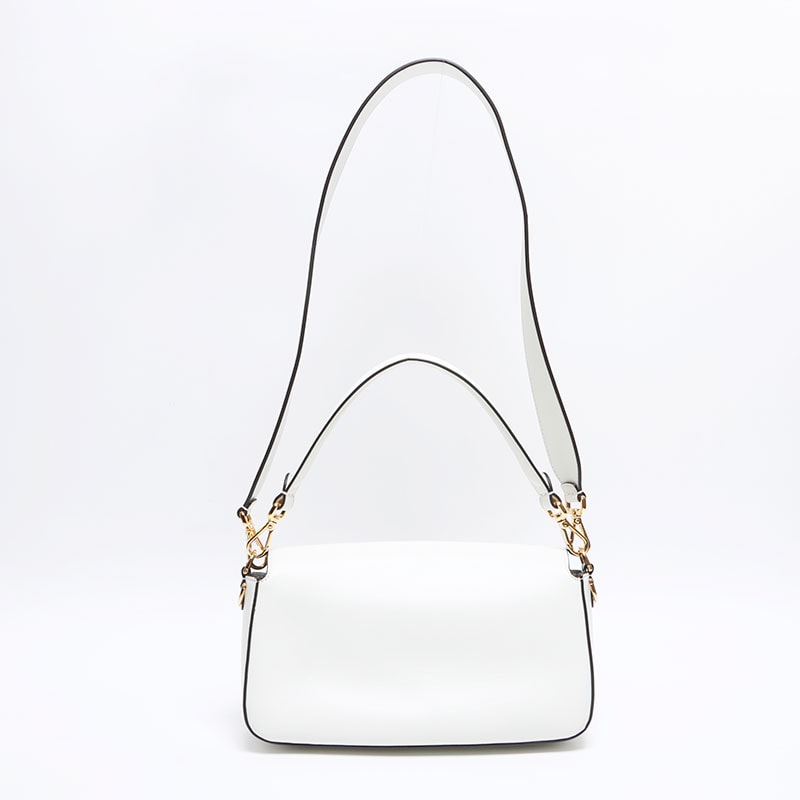 フェンディ FENDI マルチポケット レザー バケット ショルダーバッグ【中古】