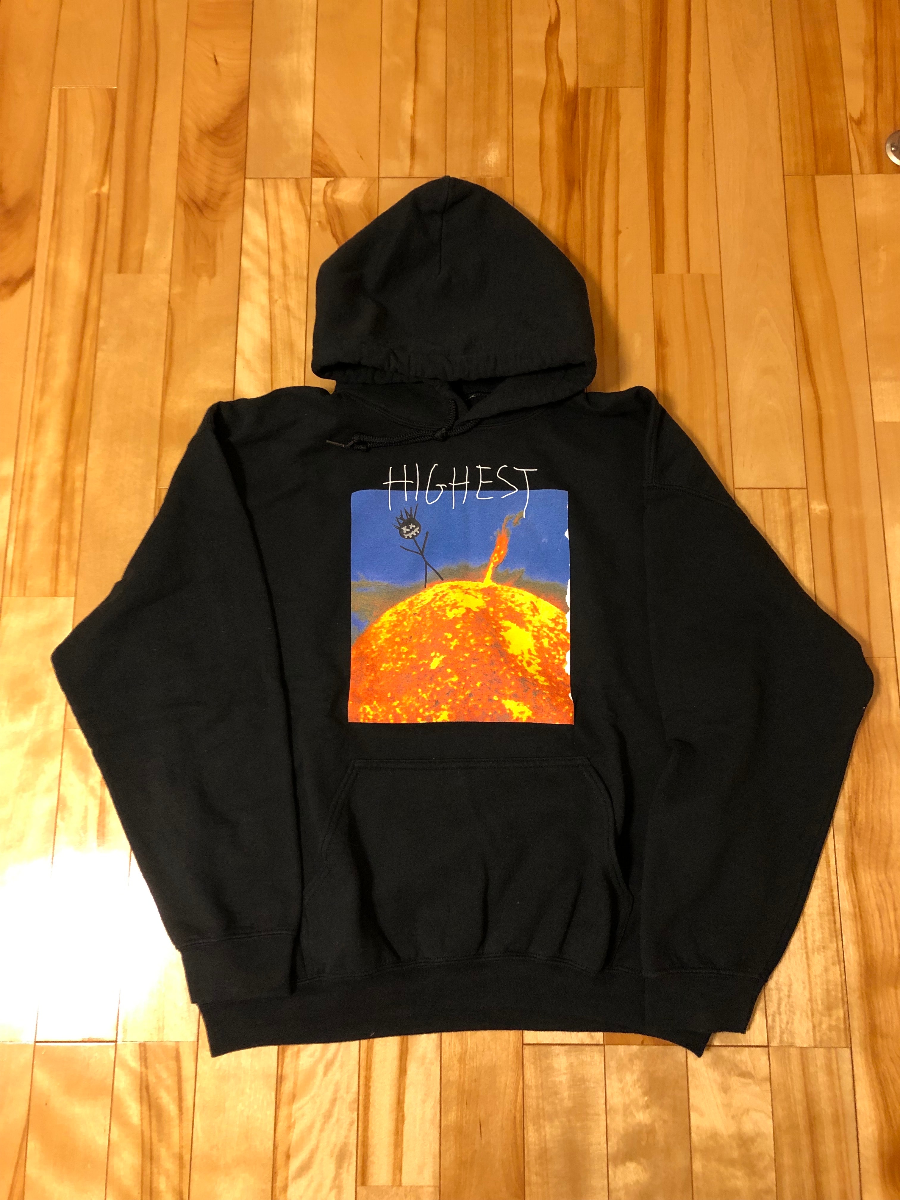 Travis Scott Cactus Jack Highest In The Room Sun Hoodie "Black"