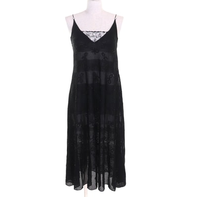 極美品 シャネル ワンピース ブラック レディース 34 P76998