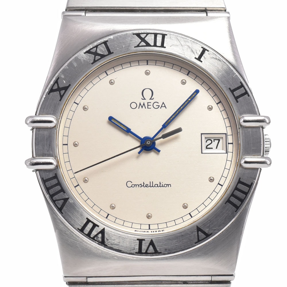 オメガ OMEGA 1510.30 コンステレーション デイト フラットベゼル シルバー クォーツ メンズ 良品 腕時計 A#149130