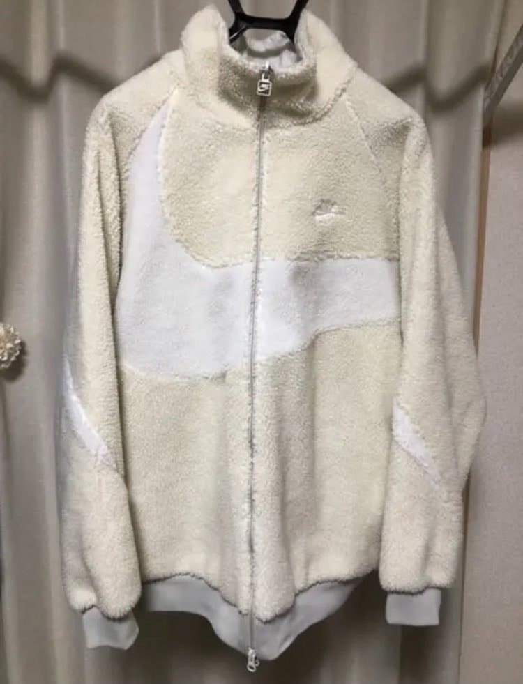 Nike Big Swoosh Boa Jacket "Light Bone/Sail"