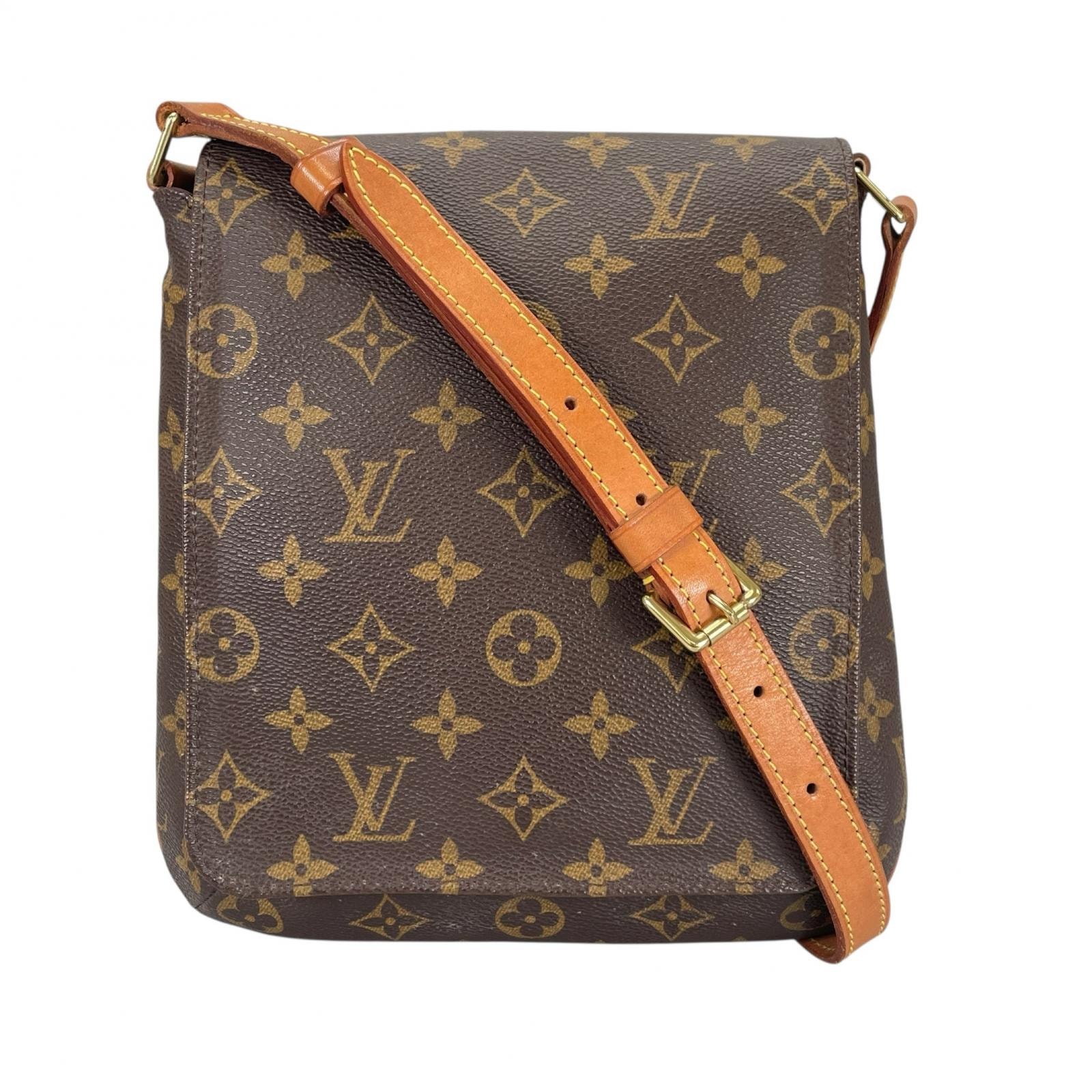 LOUIS VUITTON ルイ・ヴィトン ミュゼットサルサ M51258 ショルダーバッグ モノグラムキャンバス ブラウン レディース【中古】