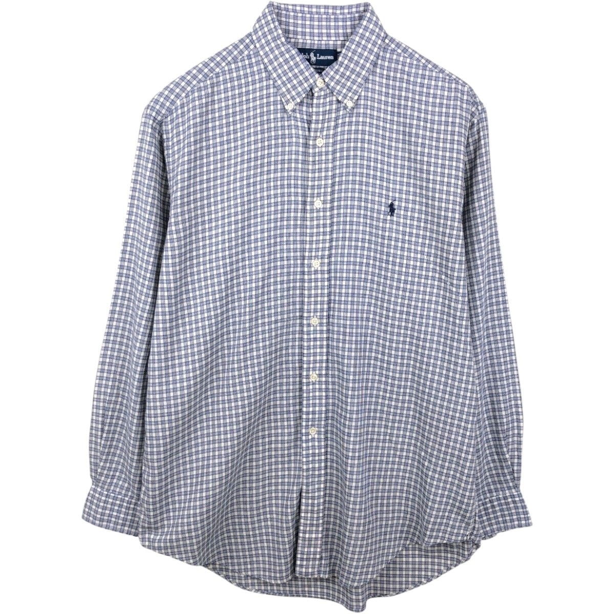 古着 ラルフローレン Ralph Lauren YARMOUTH 長袖 ボタンダウンチェックシャツ メンズL相当/eaa642832